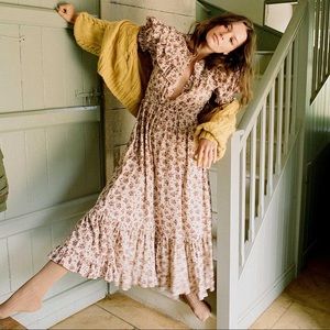 💔SOLD💔 NWT DOEN MARIETTE dress in BURGUNDY SONGBIRD XS